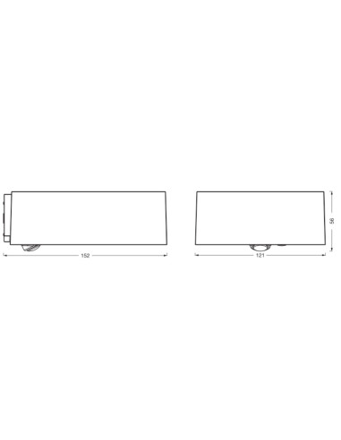 KINKIET ZEWNĘTRZNY SOLAR ENDURA STYLE DOWN WALL SENSOR 10,7W 3000K IP54 