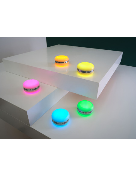 GŁOŚNIK SMART BLUETOOTH MACARON RGB PINK 