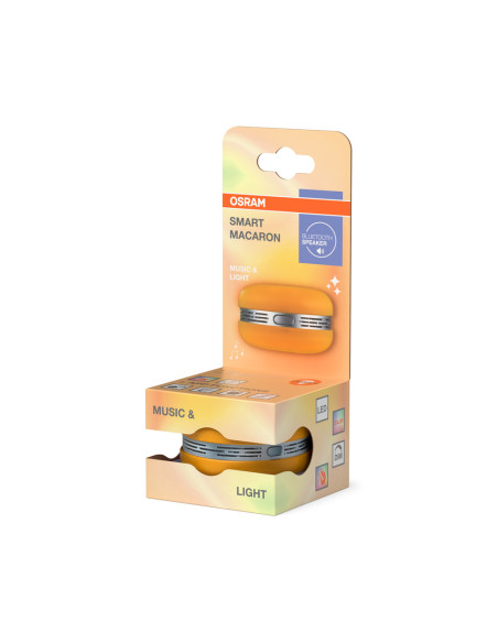 GŁOŚNIK SMART BLUETOOTH MACARON RGB ORANGE 