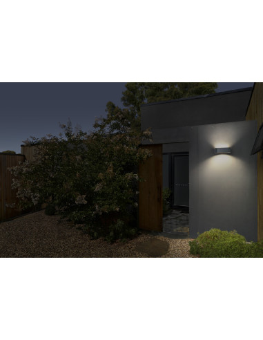 KINKIET ZEWNĘTRZNY SOLAR ENDURA STYLE UPDOWN WALL DAYLIGHT SENSOR 7,6W 3000K IP65 