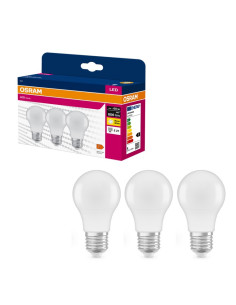 ŻARÓWKA LED 3-PAK VALUE CLA60 8W 2700K ciepła biała  806LM 230V FR E27