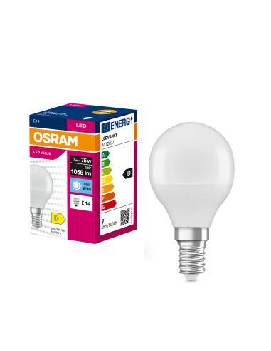 ŻARÓWKA LED VALUE CLP75 7W 4000K neutralna biała 1055LM FR E14  
