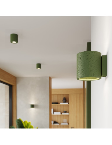 Plafon ORBIS beton zielona oliwka