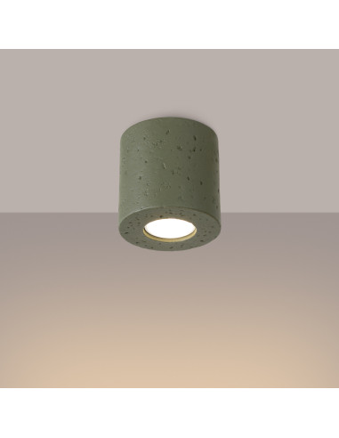Plafon ORBIS beton zielona oliwka
