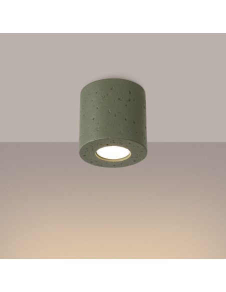 Plafon ORBIS beton zielona oliwka