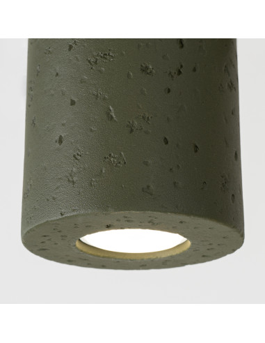 Plafon ORBIS beton zielona oliwka