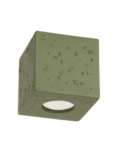 Plafon QUAD beton zielona oliwka