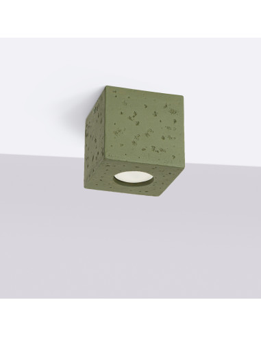 Plafon QUAD beton zielona oliwka