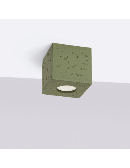 Plafon QUAD beton zielona oliwka