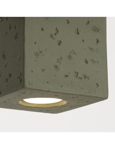 Plafon QUAD beton zielona oliwka