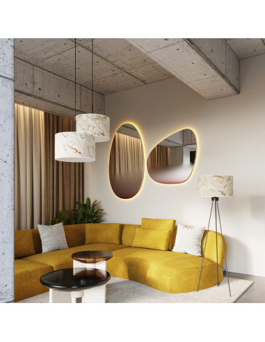 Lampa wisząca NEVIA marmur