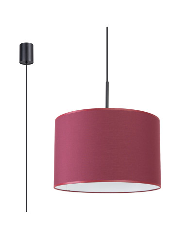 Lampa wisząca NEVIA burgund