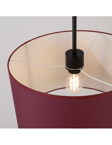 Lampa wisząca NEVIA burgund