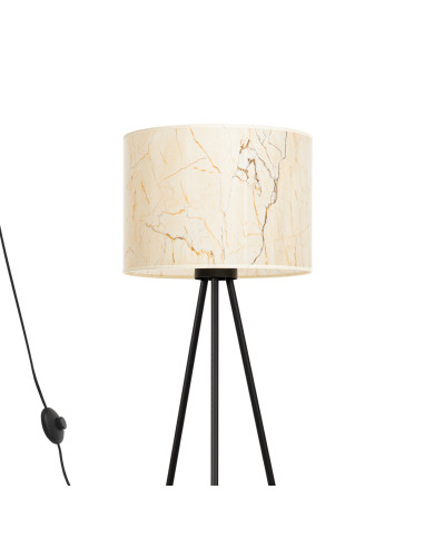 Lampa podłogowa NEVIA beżowy marmur