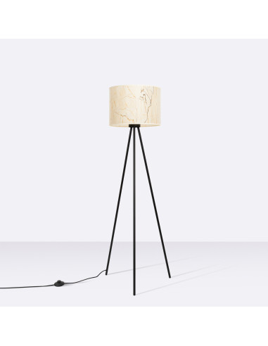 Lampa podłogowa NEVIA beżowy marmur