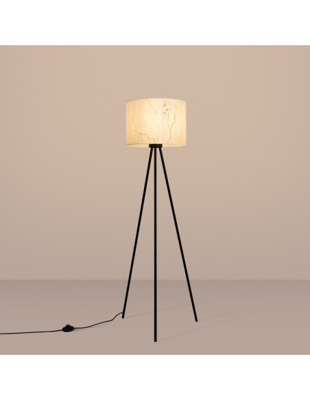 Lampa podłogowa NEVIA beżowy marmur