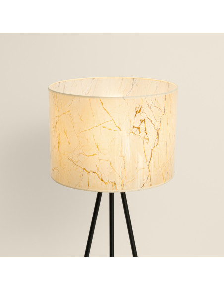 Lampa podłogowa NEVIA beżowy marmur