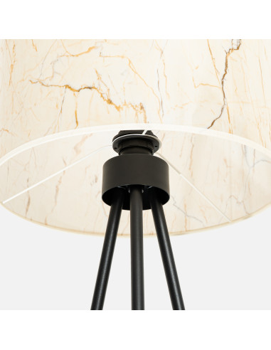 Lampa podłogowa NEVIA beżowy marmur