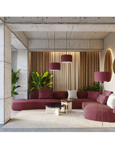 Lampa podłogowa NEVIA burgund