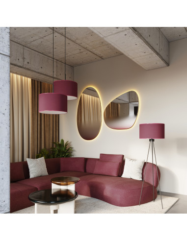 Lampa podłogowa NEVIA burgund