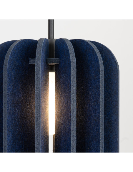 Lampa wisząca MULA 27 granatowa