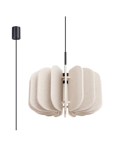 Lampa wisząca MULA 45 beżowa