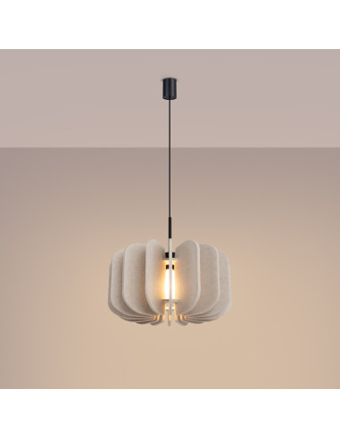 Lampa wisząca MULA 45 beżowa