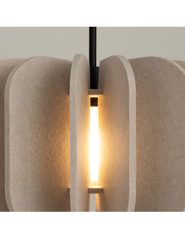 Lampa wisząca MULA 45 beżowa