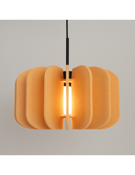 Lampa wisząca MULA 45 żółta