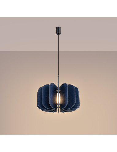 Lampa wisząca MULA 45 granatowa