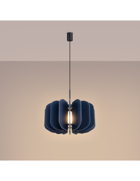 Lampa wisząca MULA 45 granatowa