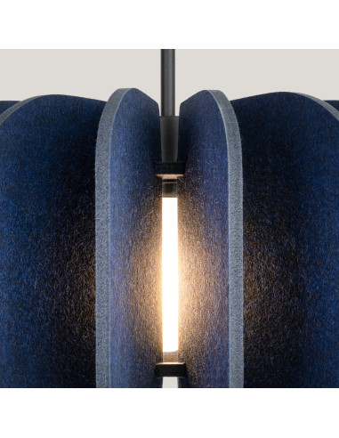 Lampa wisząca MULA 45 granatowa