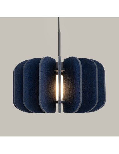 Lampa wisząca MULA 45 granatowa