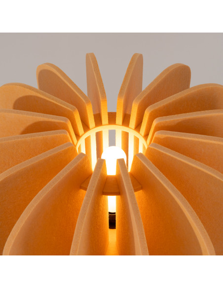 Lampa podłogowa MULA 45 żółta