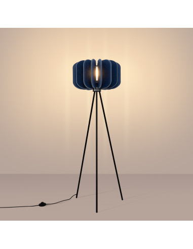 Lampa podłogowa MULA 45 granatowa