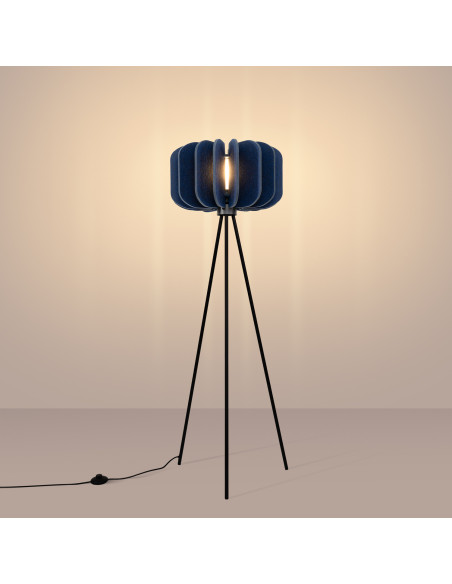 Lampa podłogowa MULA 45 granatowa