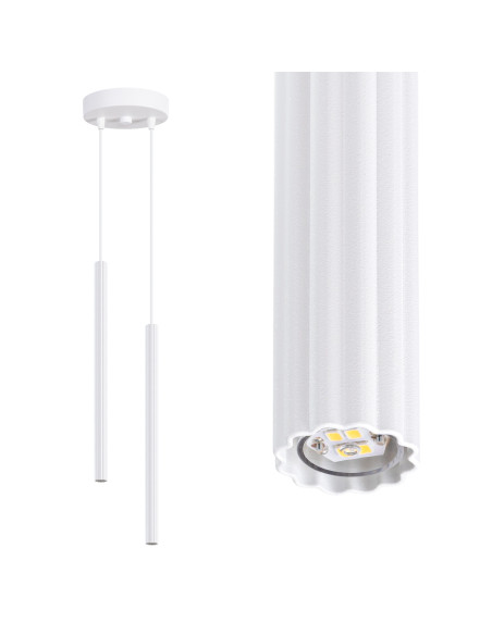 Lampa wisząca ARCHE 2P biała