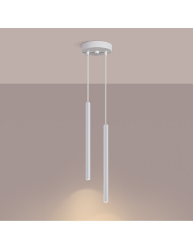 Lampa wisząca ARCHE 2P biała