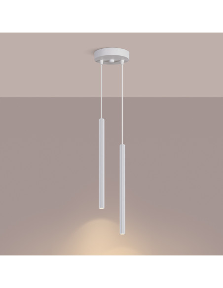 Lampa wisząca ARCHE 2P biała