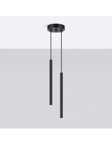 Lampa wisząca ARCHE 2P czarna