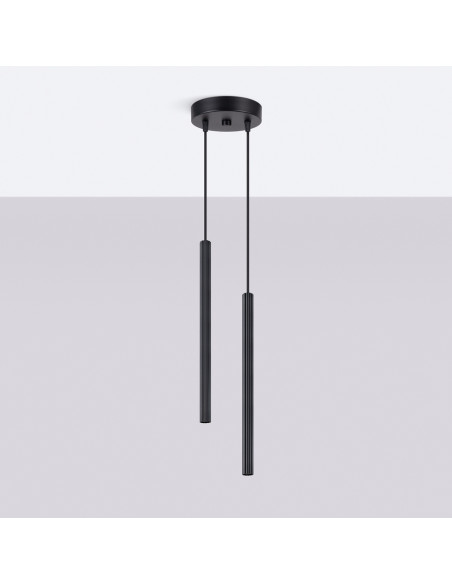 Lampa wisząca ARCHE 2P czarna