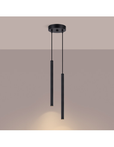 Lampa wisząca ARCHE 2P czarna