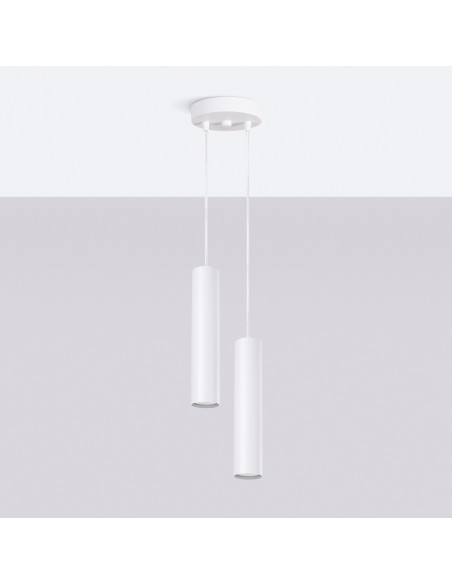 Lampa wisząca LAGOS 2P biała