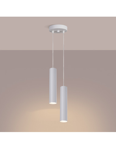 Lampa wisząca LAGOS 2P biała