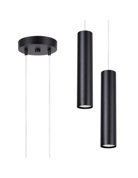 Lampa wisząca LAGOS 2P czarna