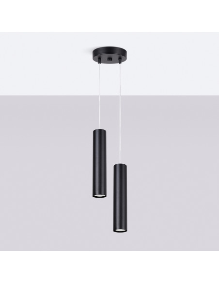 Lampa wisząca LAGOS 2P czarna