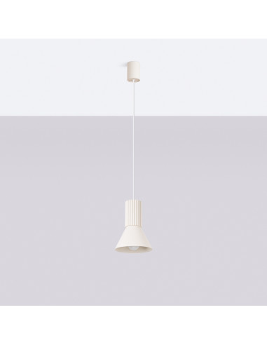 Lampa wisząca ESTRIA 1 beżowa