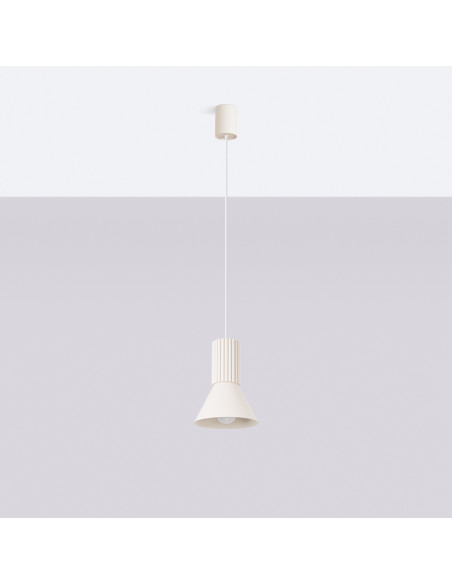 Lampa wisząca ESTRIA 1 beżowa
