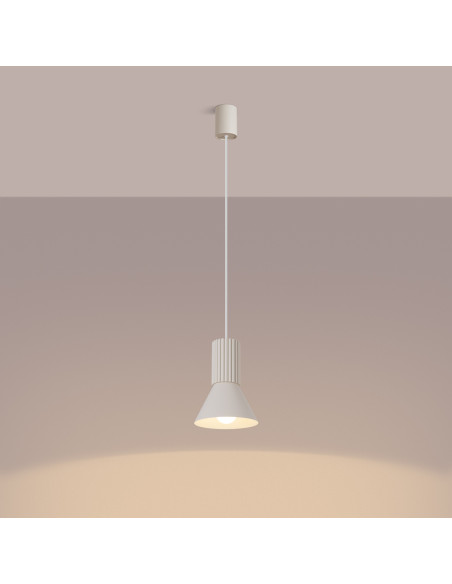 Lampa wisząca ESTRIA 1 beżowa