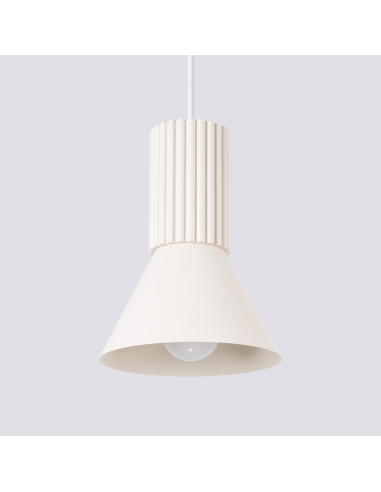 Lampa wisząca ESTRIA 1 beżowa
